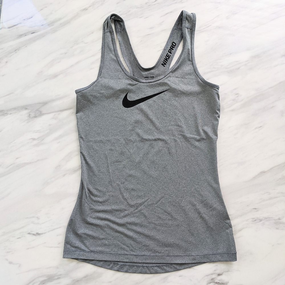 Nike Pro Gray Tank